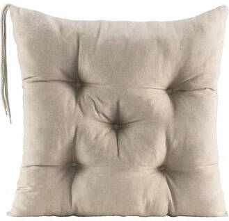 Leen Bakker Zitkussen Spring beige 40x40 cm