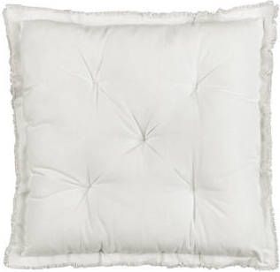 Leen Bakker Zitkussen Sue off-white 40x40x6 cm