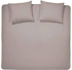 Cinderella Uni Flanel dekbedovertrek 2-persoons (200x200 220 cm + 2 slopen) Flanel Taupe