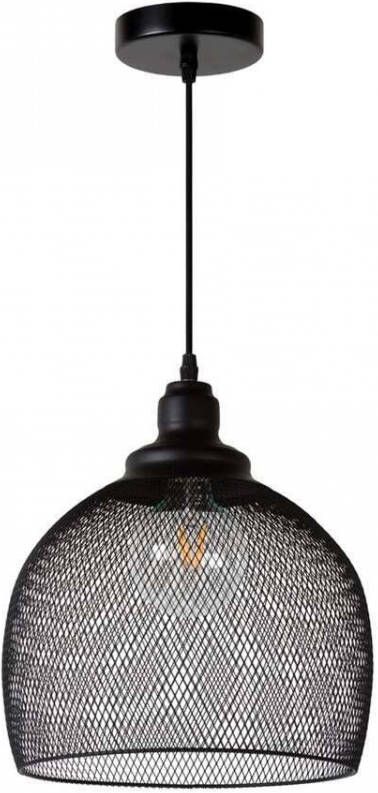 Lucide hanglamp Mesh zwart Ã˜28 cm Leen Bakker