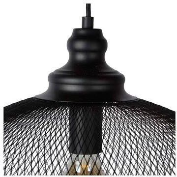 Lucide hanglamp Mesh zwart Ø49 5x181 cm Leen Bakker