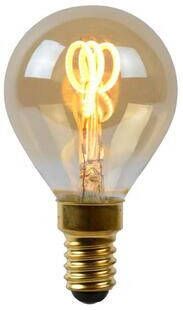 Lucide LED Bulb Filament lamp E14 3W amber Ã˜4 5 cm Leen Bakker
