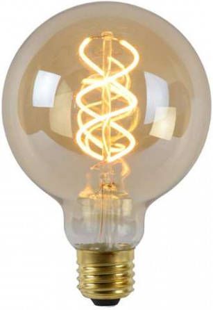 Lucide LED Bulb Filament lamp E27 amber Ã˜9 5 cm Leen Bakker