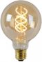 Lucide LED Bulb Filament lamp E27 amber Ã˜9 5 cm Leen Bakker - Thumbnail 1