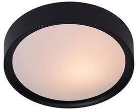 Lucide plafondlamp Lex Ø36 cm zwart Leen Bakker