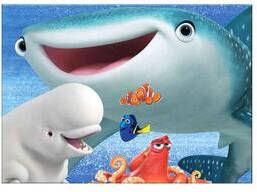 SenS-Line Art for the Home canvas Finding Dory Shark blauw 70x50 cm Leen Bakker