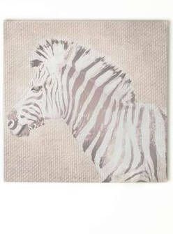 SenS-Line Art for the Home canvas Strepen beige 50x50 cm Leen Bakker