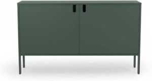 Tenzo dressoir Uno 2-deurs groen 89x148x40 cm Leen Bakker