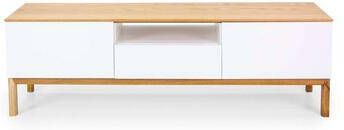 Tenzo tv-meubel Patch eikenkleur wit eikenkleur 56x179x47 cm Leen Bakker