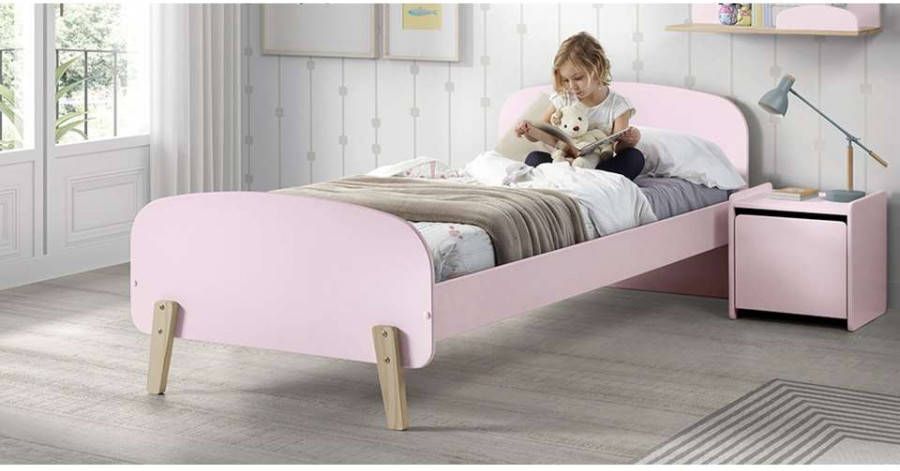 Vipack bed Kiddy roze Leen Bakker