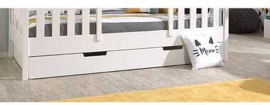 Vipack Bedlade rolbed Huisbed wit 19x97x198 cm Leen Bakker