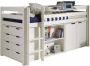 Vipack halfhoogslaper Pino met bureau incl. lades kast wit 114x105x209 3 cm Leen Bakker - Thumbnail 2