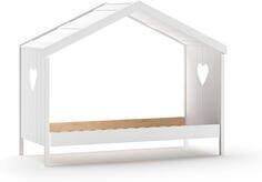 Vipack Huisbed Amori incl. dak achterzijde open met lattenbodem Ligoppervlak 90 x 200 cm een hoogtepunt in de kinderkamer wit gelakt - Foto 6