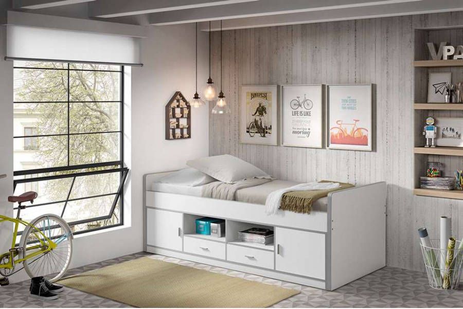 Vipack kajuitbed Bonny wit 78 5x97 5x207 cm Leen Bakker