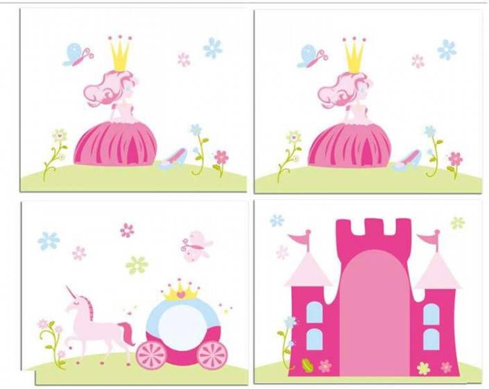 Vipack speelgordijn Princess roze 235x140x0 5 cm Leen Bakker