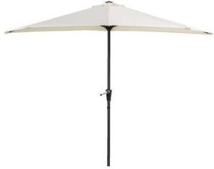 Woood Le Sud balkonparasol Avignon ecru Ø140 cm Leen Bakker