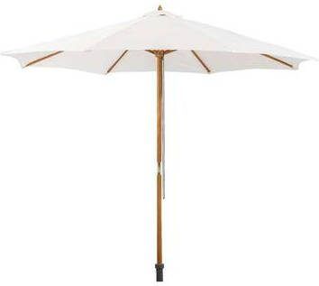 Woood Le Sud parasol Tropical ecru Ø300 cm Leen Bakker