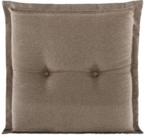 Woood Le Sud zitkussen Brest taupe 44x44x7 cm Leen Bakker