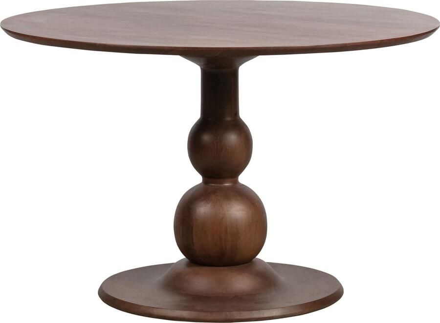 BePureHome | Blanco Eettafel -Ø120cm Mango Walnoot | Eettafels | Eettafel