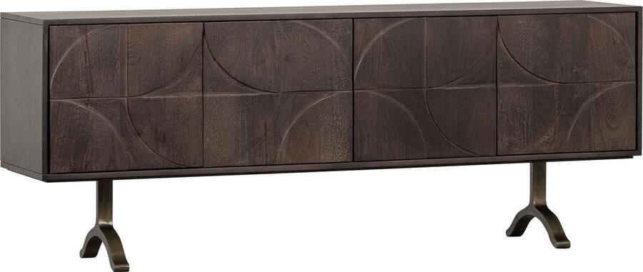 BePureHome | Draw Dressoir Mango Hout Walnoot | Woonkamer meubels | Dressoir - Foto 4