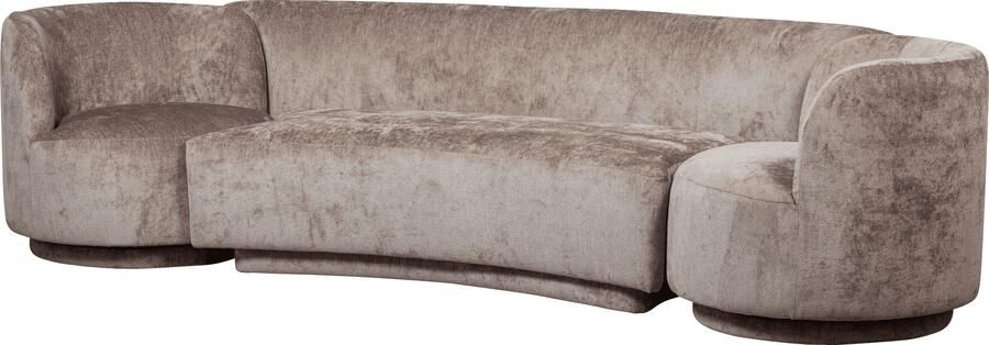 BePureHome | Popular combi: bankje fauteuils taupe | Zitmeubels woonkamer | 2-zitsbank2 5-zitsbank3-zitsbank