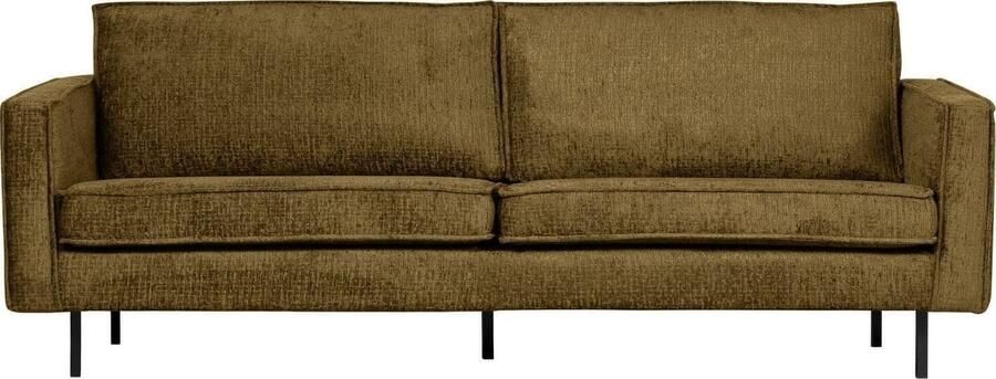 BePureHome | Rodeo 2 5-zitsbank structure velvet brass | Zitmeubels woonkamer | 2-zitsbank