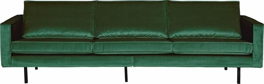 BePureHome | Rodeo 3-zitsbank Velvet Green Forest | Zitmeubels woonkamer | 3-zitsbank