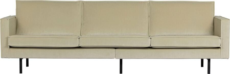 BePureHome | Rodeo 3-zitsbank Velvet Pistache | Zitmeubels woonkamer | 3-zitsbank