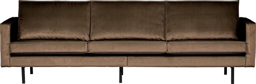 BePureHome | Rodeo 3-zitsbank Velvet Taupe | Zitmeubels woonkamer | 3-zitsbank