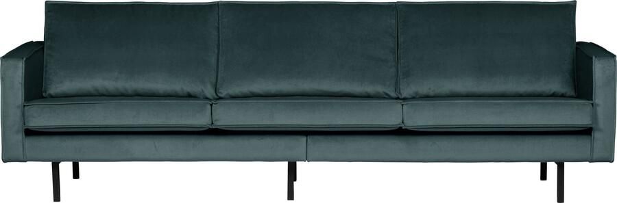 BePureHome | Rodeo 3-zitsbank Velvet Teal | Zitmeubels woonkamer | 3-zitsbank