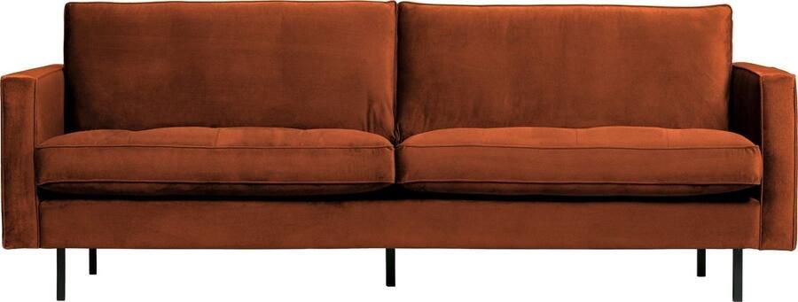 BePureHome | Rodeo Classic 2 5-zitsbank Velvet Roest | Zitmeubels woonkamer | 2 5-zitsbank