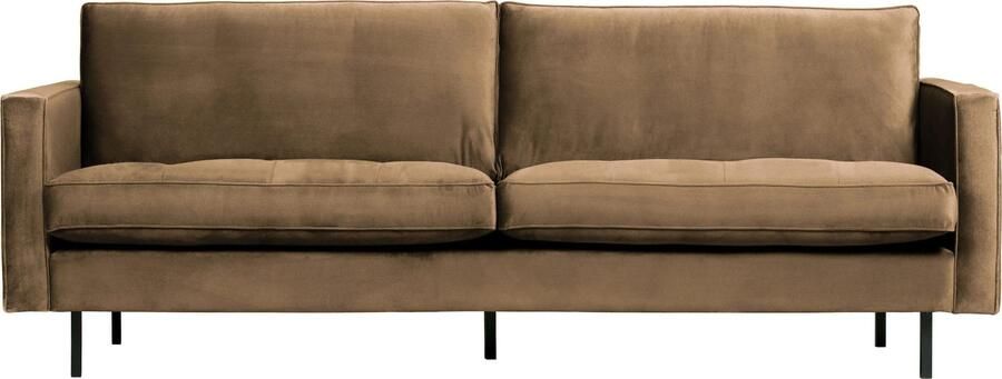 BePureHome | Rodeo Classic 2 5-zitsbank Velvet Taupe | Zitmeubels woonkamer | 2 5-zitsbank
