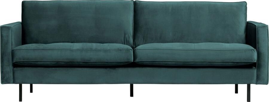 BePureHome | Rodeo Classic 2 5-zitsbank Velvet Teal | Zitmeubels woonkamer | 2 5-zitsbank