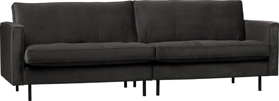 BePureHome | Rodeo Classic 3-zitsbank Velvet Antraciet | Zitmeubels woonkamer | 3-zitsbank
