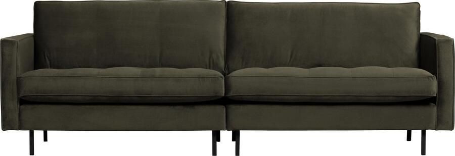 BePureHome | Rodeo Classic 3-zitsbank Velvet Dark Green Hunter | Zitmeubels woonkamer | 3-zitsbank