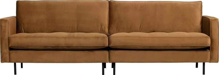 BePureHome | Rodeo Classic 3-zitsbank Velvet Honing Geel | Zitmeubels woonkamer | 3-zitsbank