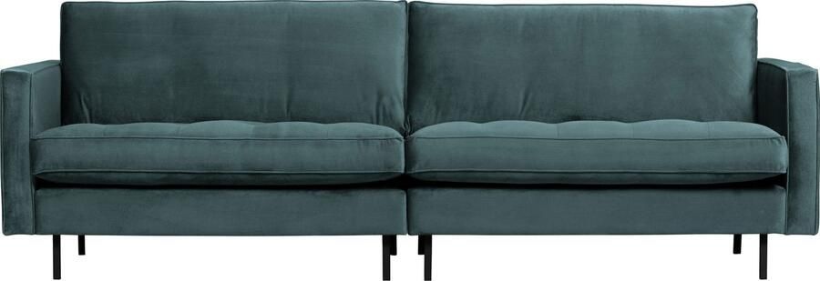 BePureHome | Rodeo Classic 3-zitsbank Velvet Teal | Zitmeubels woonkamer | 3-zitsbank