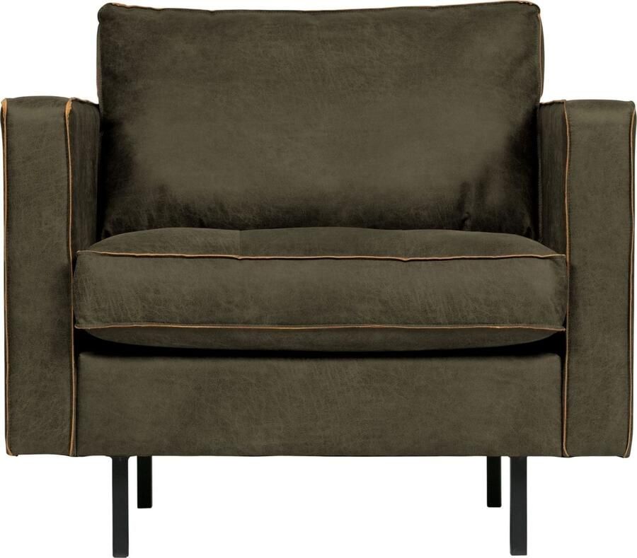 BePureHome | Rodeo Classic Fauteuil Army | Zitmeubels woonkamer | Fauteuil