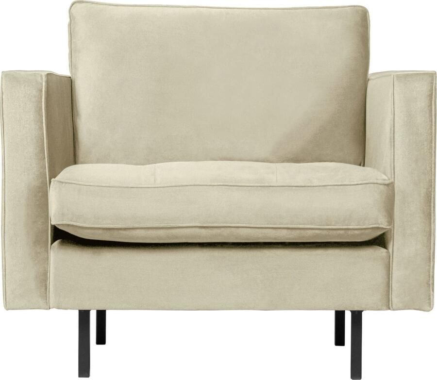 BePureHome | Rodeo Classic Fauteuil Velvet Pistache | Zitmeubels woonkamer | Fauteuil