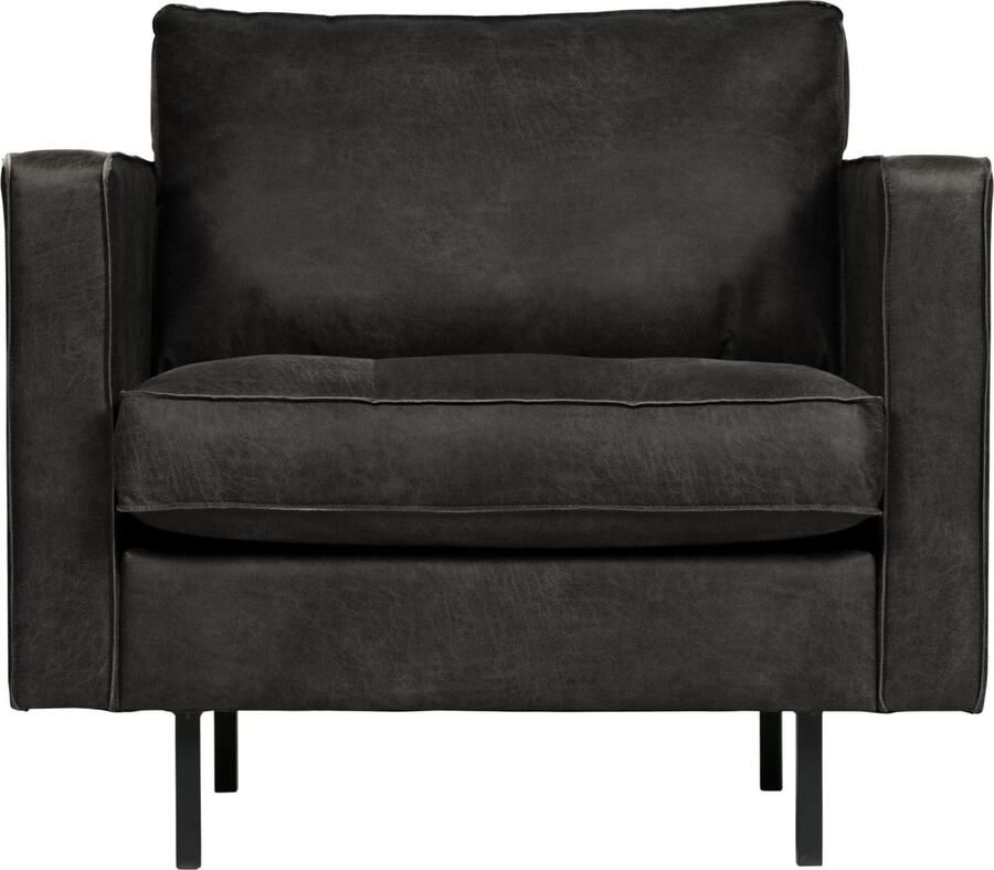 WOOOD Fauteuil Rodeo classic fauteuil vrijstaand van gerecycled leer h 83 cm x b 98 cm