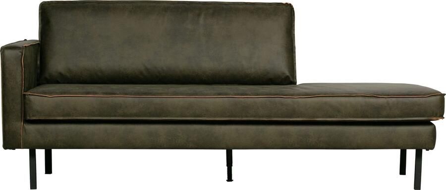 BePureHome | Rodeo Daybed Left Army | Zitmeubels woonkamer | 2-zitsbank