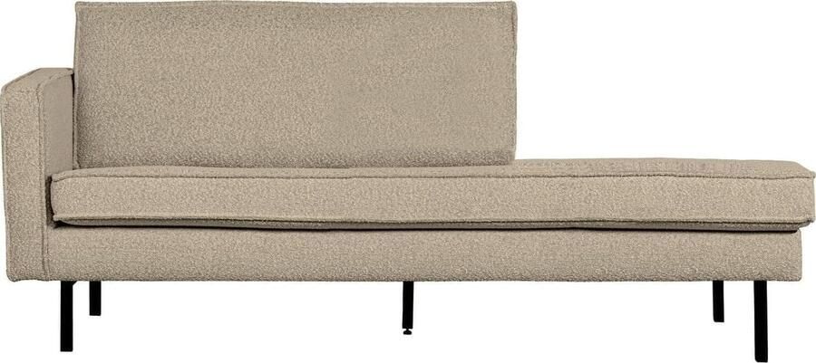 BePureHome | Rodeo daybed left boucle beige | Zitmeubels woonkamer | 2-zitsbank