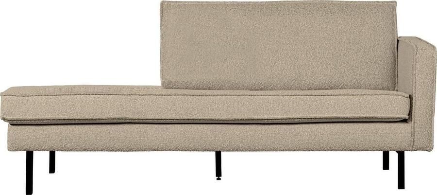 BePureHome | Rodeo daybed right boucle beige | Zitmeubels woonkamer | 2-zitsbank