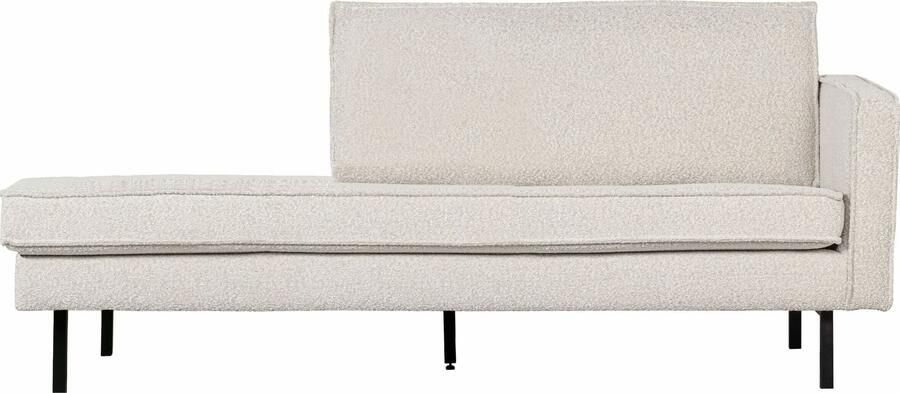 BePureHome | Rodeo Daybed Right Bouclé Naturel | Zitmeubels woonkamer | 2-zitsbank