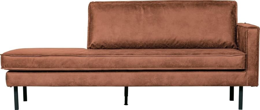 BePureHome | Rodeo Daybed Right Cognac | Zitmeubels woonkamer | 2-zitsbank