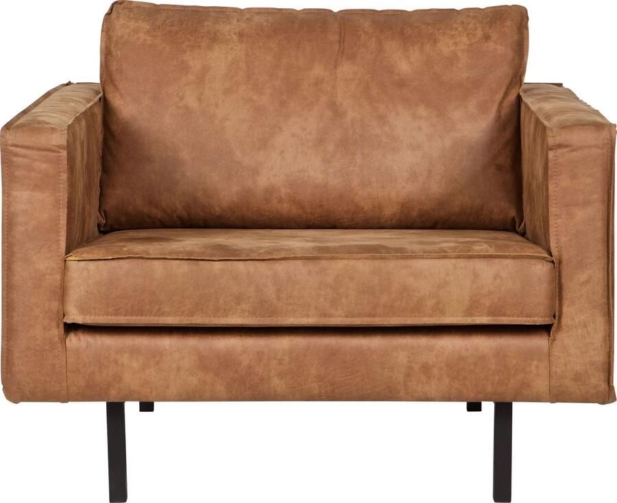 BePureHome | Rodeo Fauteuil Cognac | Zitmeubels woonkamer | Fauteuil