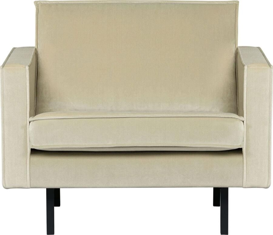 BePureHome | Rodeo Fauteuil Velvet Pistache | Zitmeubels woonkamer | Fauteuil