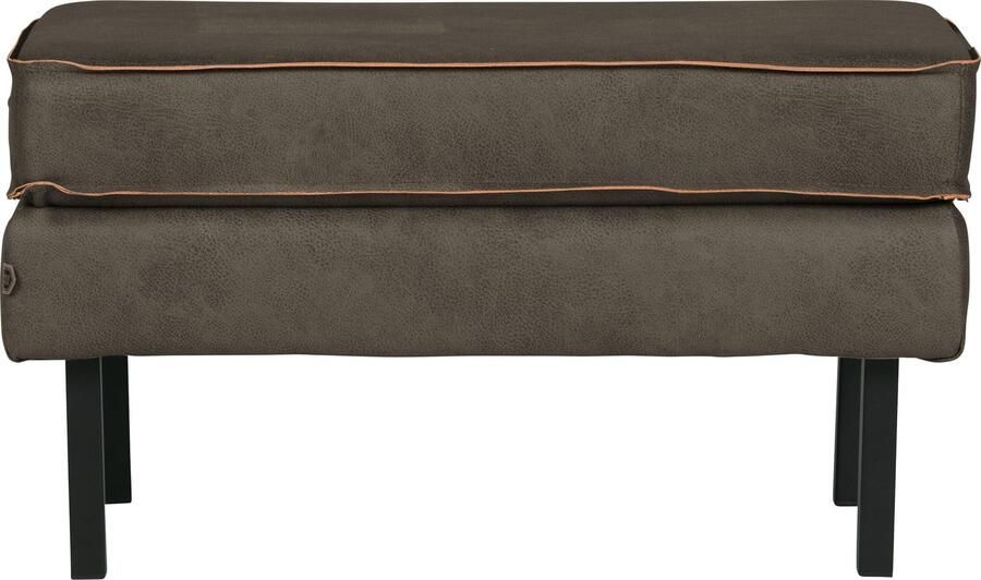 BePureHome | Rodeo Hocker Op Poten Army | Zitmeubels woonkamer | Hocker