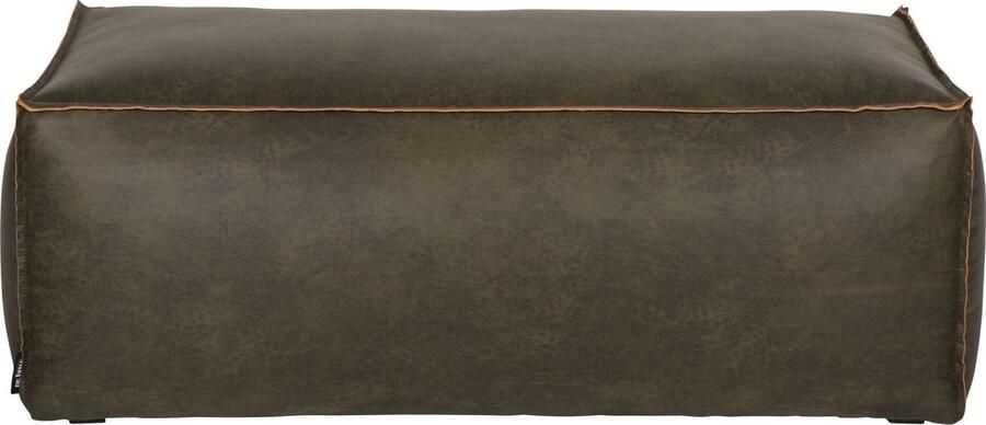 BePureHome | Rodeo Poef 43x120x60 Army | Zitmeubels woonkamer | Hocker
