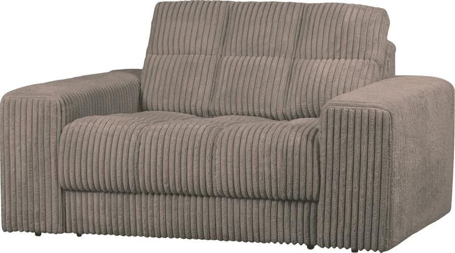 BePureHome | Second date loveseat grove ribstof mud | Zitmeubels woonkamer | Fauteuil
